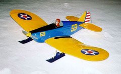 My Great Planes SlowPoke flies on 7 NiCd cells, and uses a BEC for convenience and weight reduction. Since it's always ready to go, it gets flown a lot, even in winter as seen here.