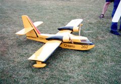 Large models such as Robert Pike's twin Astro 05G powered Canadair CL-215 water bomber typically do not use a BEC. Receiver pack weight is less of an issue, and it's hard to build a BEC that will work with high cell counts.  