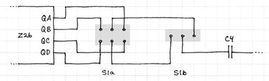Schematic of the alternative binary range selector switch.
