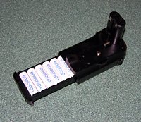 Because of their low internal resistance, Eneloops are also ideal for high-current devices. This is the battery pack for my Nikon Coolpix 8700 digital camera.