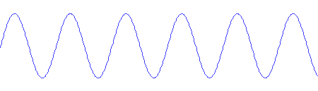 A pure sine wave tone at 440Hz. Click to play.