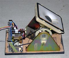 Rotary speaker assembly removed from a Yamaha BK-20B.
