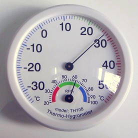 A thermometer and hygrometer that would provide functionality for the subdials.