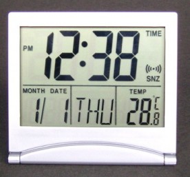 Another eBay purchase, this travel alarm provided the date display.