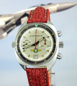 Late Soviet-era Sturmanskie chronograph. Photo courtesy of Polmax3133.