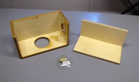 The case was made in two parts for ease of assembly.