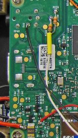 The left and right channels were combined by a pair of 220Ω resistors wired to the Pi's audio jack test points.