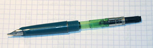Geha pen with modified Cross converter.