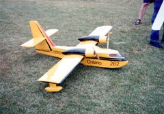 Large models such as Robert Pike's twin Astro 05G powered Canadair CL-215 water bomber typically do not use a BEC. Receiver pack weight is less of an issue, and it's hard to build a BEC that will work with high cell counts.<i> </i> 