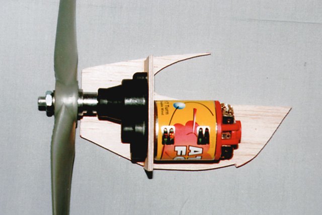 Model Airplane Electric Motor Mounting 