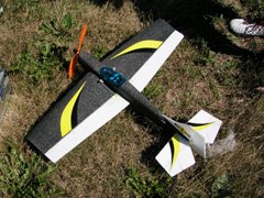 This all-foam <i>Cobra</i> belonging to Joe Tomasone is powered by a Razor 400 brushless motor with 5.3:1 gearbox and an 11x4.7 GWS propeller. Flying weight is 11 ounces.