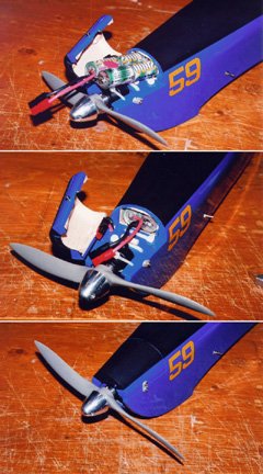 New battery insertion method and snap-on cowl that I constructed after this article was originally published. New battery insertion method and snap-on cowl that I constructed after this article was originally published.