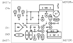 Component placement diagram.