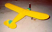 A scratch-built scale Piper Cub that never flew.