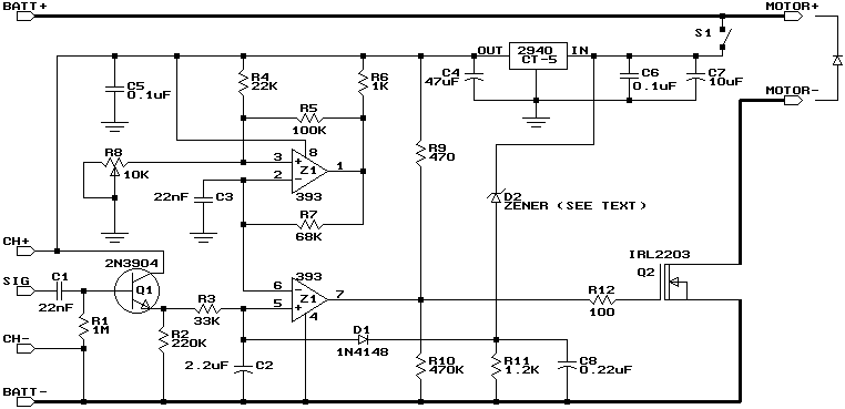 Esc Motor Circuit