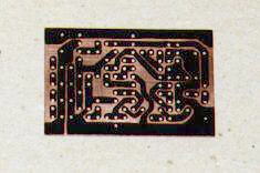 With the etch-resist applied and dry, the board is ready for etching.