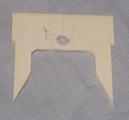 The replacement 1/8-inch plywood F-2D bulkhead