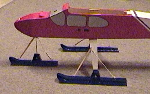 Rc shop airplane skis