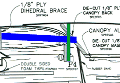 Bolt-on wing leading edge detail.