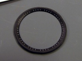 Chapter ring after blacking out numbers and matte coating.