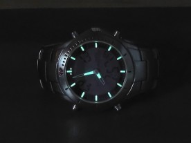 The lume is very bright, and remains visible all night.