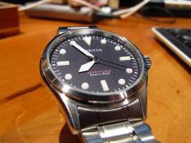 Texture on the "Adventurer" dial.