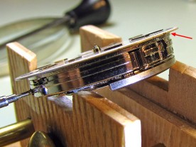 Shown here is the stock ring and stock dial.