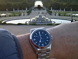 At the Gardens of Versailles.