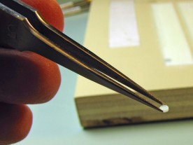 Each index was carefully transferred to the dial with tweezers.