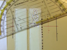 Laying out the triangular index.