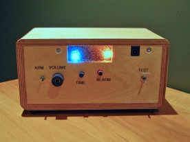 All the controls, and the wake-up LEDs, are on the back.