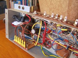 The transformer has been installed and connected to the fuse block.