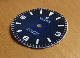 This is all that remained of the dial after removing it from the watch.